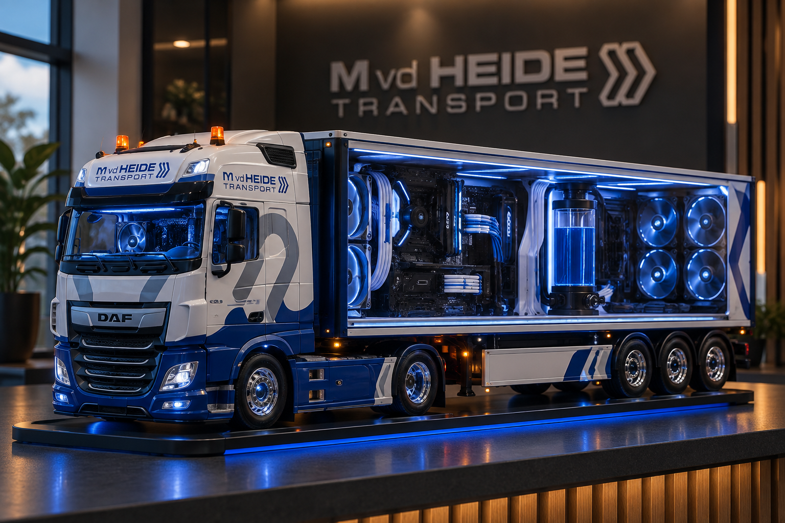 Signature Build concept voor M vd Heide Transport